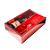 Caixa Mini Champanhe e Taça (20,5cm x 13cm x 6cm) Vermelha 5 unidades Assk - Imagem 1