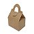 Caixa Sacolinha AS5 (6cm x 8cm x 8cm) Kraft 10 unidades Assk Rizzo Confeitaria - Imagem 1