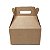 Caixa Sacolinha S11 (15,9cm x 17cm x 10,2cm) Kraft 10 unidades Assk Rizzo Confeitaria - Imagem 2