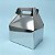 Caixa Sacolinha S11 (16x10,2x9,5cm) Prata 10 unidades Assk Rizzo Embalagens - Imagem 1