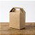 Caixa Sacolinha S1 (9,5cm x 6,5cm x 4,5cm) Kraft 10 unidades Assk Rizzo Confeitaria - Imagem 1
