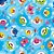Folha para Ovos de Páscoa Baby Shark 69x89cm - 5 unidades - Páscoa Baby Shark Rizzo Embalagens - Imagem 1