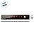 Caixa Retangular para 10 Doces Preto com Tampa Cristal - 10 unidades - 39x6x4cm - Cromus Profissional - Rizzo Embalagens - Imagem 3