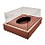 Caixa Ovo de Colher com Moldura - Meio Ovo de 350g - 23cm x 19cm x 9,7cm - Rosê - 5unidades - Assk - Páscoa Rizzo - Imagem 1