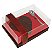 Caixa Ovo de Colher Coração de 500g - Classic Vermelho Cód 1404 - 05 unidades - Ideia Embalagens Rizzo Confeitaria - Imagem 1