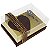 Caixa Ovo de Colher Coração de 500g - Classic Ouro Cód 0656 - 05 unidades - Ideia Embalagens Rizzo Confeitaria - Imagem 1