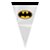 Cone Festa Batman 18x30cm - 50 unidades - Cromus - Rizzo Confeitaria - Imagem 1