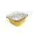 Mini Marmitinha c/tampa Dourada 12 unidades Artlille - Rizzo Confeitaria - Imagem 1