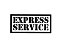 Carimbo Artesanal Express Service - M - 6,0x2,7cm - Cod.RI-046 - Rizzo Confeitaria - Imagem 1