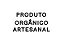 Carimbo Artesanal Produto Organico - P - 4,8x2,5cm - Cod.RI-016 - Rizzo Confeitaria - Imagem 1