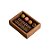 Caixa Tablete - Kraft - 10 Gomos+Bombom - 5 unidades - Crystal - Rizzo Confeitaria - Imagem 2