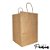 Sacola de Papel Kraft Premium Fundo Largo D-25 - 25x17x17cm - 10 unidades - Rizzo - Imagem 1