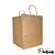 Sacola de Papel Kraft Premium Fundo Largo D-28 - 27x22x17cm - 10 unidades - Rizzo - Imagem 1