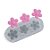 Molde de Silicone Trio de Florzinhas Ayala Ref. 516 Flexarte Rizzo Confeitaria - Imagem 1