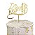 Topo de Bolo De Repente 30 Glitter Dourado Sonho Fino Rizzo Confeitaria - Imagem 1