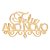 Topo de Bolo - Feliz Ano Novo Espelhado Dourado- 01 unidade - Sonho Fino - Rizzo - Imagem 1