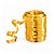 Rolo Fitilho Dourado - 5mm x 50m - EmFesta - Imagem 3