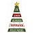 Placa Decorativa em MDF - Decor Home Natal - Árvore de Natal, Fé, Amor - DHN-019 - LitoArte Rizzo Confeitaria - Imagem 1
