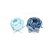 Forminha para Doces Finos - Bela Duo Azul Bebê e Azul Chumbo - 20 unidades - Decora Doces - Rizzo - Imagem 1