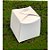 Caixa Panetone Branca 100g 10x10x10 com 10 un Assk Rizzo Confeitaria - Imagem 1