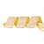 Fita Aramada Bege e Ouro 3,8cm x 9,14m - 01 unidade - Cromus Natal - Rizzo - Imagem 1