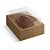 Caixa Ovo de Colher com Moldura Páscoa Kraft - 10 unidades - Cromus Profissional - Rizzo - Imagem 1