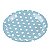 Prato Papel Biodegradável Poa Azul Bebe - 10 un -  18 cm - Silver Festas - Imagem 1