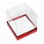 Caixa Mini Bolo GG (10cm x 10cm x 10cm) Vermelho 10 unidades Assk Rizzo Confeitaria - Imagem 1