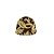 Papel Chumbo 8x7,8cm - Adamascado Marrom Ouro - 300 folhas - Cromus - Imagem 1
