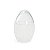 Ovo de Vidro Transparente P - 9cm x 6cm - Cromus Páscoa - Imagem 1