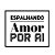 Carimbo Artesanal Espalhando Amor - M - 5x5cm - Cod.RI-074 - Rizzo Confeitaria - Imagem 1