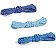 Kit Fios Decorativos de Papel Torcido Tons Azul - 2mm x 10 metros - 3 unidades - Cromus - Rizzo - Imagem 1