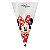 Cone Festa Minnie 18x30cm - 50 unidades - Cromus Páscoa Disney - Rizzo - Imagem 1