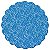 Fundo Rendado Redondo Azul Marinho 7cm - 100 unidades - Cromus - Rizzo Embalagens - Imagem 1