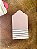 Tag Decorativa Rosa com Listras Pretas - 05 unidades - Rizzo - Imagem 2
