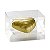 Caixa Meio Ovo de Coração em Acrílico Resistente Transparente 350g - Linha Elegance - Cromus Rizzo - Imagem 1