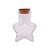Potinho de Vidro Estrela com Tampa de Rolha - 60ml - 6x7,5cm - Rizzo - Imagem 1