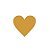 Etiqueta Adesiva Coração Dourado com 100 un. Rizzo - Imagem 1