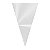 Mini Cone Festa Transparente - 14x23cm - 50 unidades - Cromus - Rizzo - Imagem 1