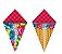 Cone Decorativo Para Festa Junina Composê 2 - Cromus 24 Unidades - Rizzo - Imagem 1