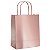 Sacola de Papel G 32x26,5x13cm - Rose Gold Metalizada - Fundo Largo - 10 unidades - Cromus - Rizzo - Imagem 1