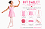 Kit Ballet Infantil Rosa Completo com 6 Itens - Imagem 2