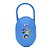 Porta Chupeta Zoo na cor azul. Desenvolvido para guardar a chupeta do bebê. - Imagem 2