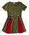 Vestido Army Bicolor Militar - Imagem 1