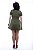 Vestido Army Bicolor Militar - Imagem 4