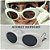 Óculos Escuros Redondo 60s Audrey Hepburn Kurt Cobain Branco Retrô Vintage - Imagem 3