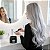 Kit Shampoo e Máscara Black Platinum Matizador Platinador Loiros e Grisalhos com Vitamina E 250ml Anjore - Imagem 4