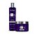 Kit Matizador Shampoo 250ml Máscara 250g Violeta Platinum Desamarelador Loira Anjore - Imagem 2