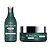 Kit Refresh Shampoo Esfoliante Anti Caspa 300ml e Máscara Hidratação Cabelos Oleosos 300ml Anjore - Imagem 1