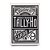 Baralho Tally-Ho Fan Back Preto - Imagem 1